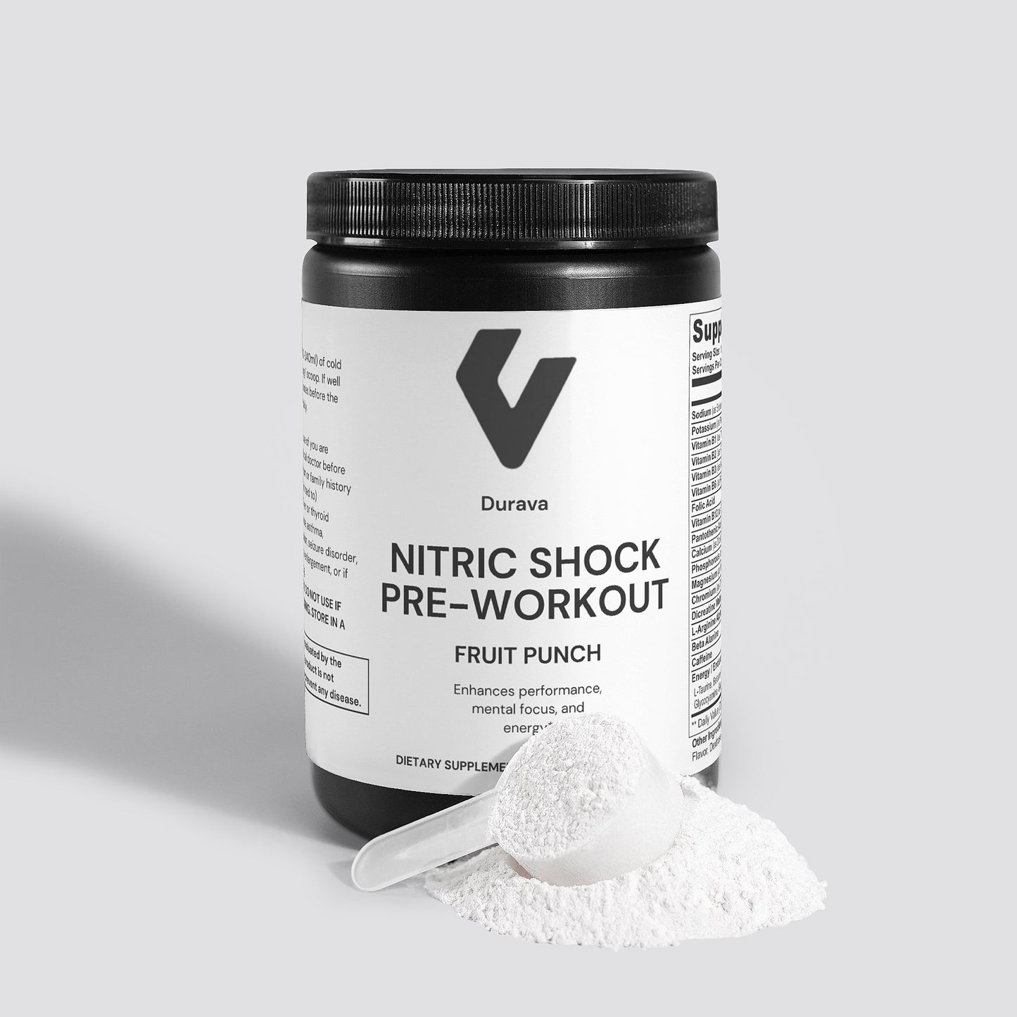 Nitric Shock Pre-Workout Powder (Fruit Punch)